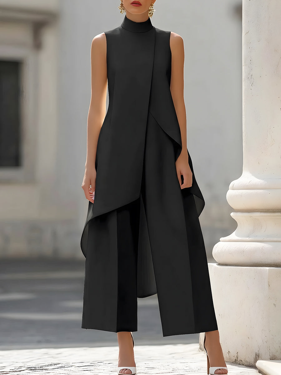 Camara™ | Elegant Formal Occasion Pant Set – Black | The Bellemont Sisters Australia