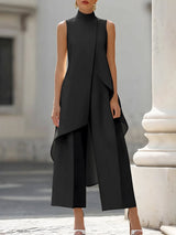 Camara™ | Elegant Formal Occasion Pant Set – Black | The Bellemont Sisters Australia