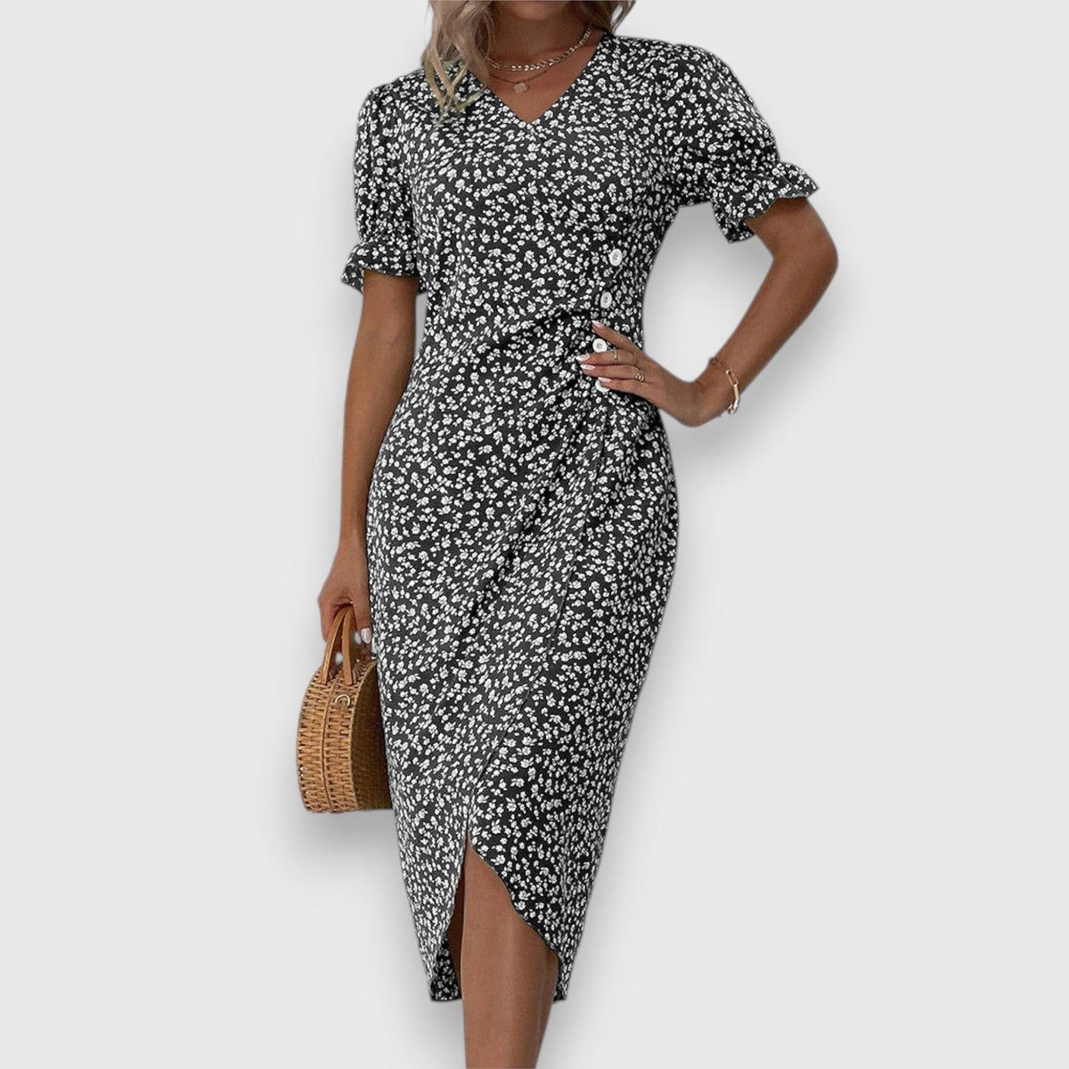 Tessina – Elegant Floral Dress | The Bellemont Sisters Australia