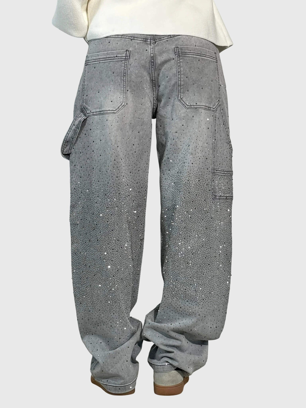 Kimberly | Women’s Sparkle Diamond Denim Pants | The Bellemont Sisters Australia