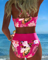 Jolina - Floral Wrap Bikini Set | The Bellemont Sisters Australia