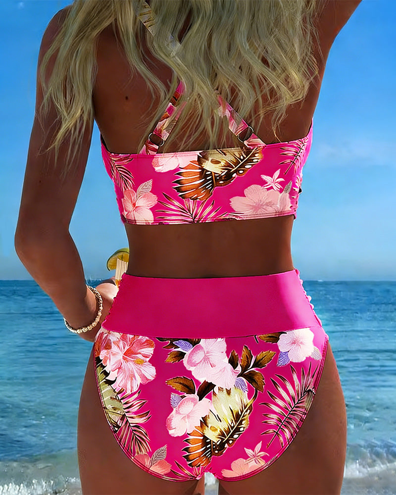 Jolina - Floral Wrap Bikini Set | The Bellemont Sisters Australia