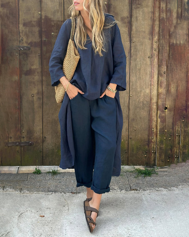 Carolyn™ Chic and Comfortable Set – Navy Blue | The Bellemont Sisters Australia