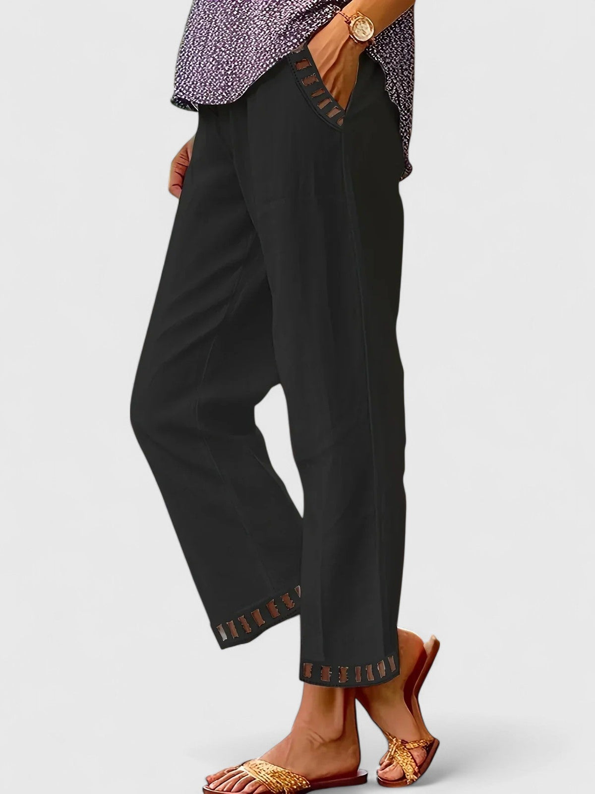 Skyla | Sophisticated Pants – Black | The Bellemont Sisters Australia