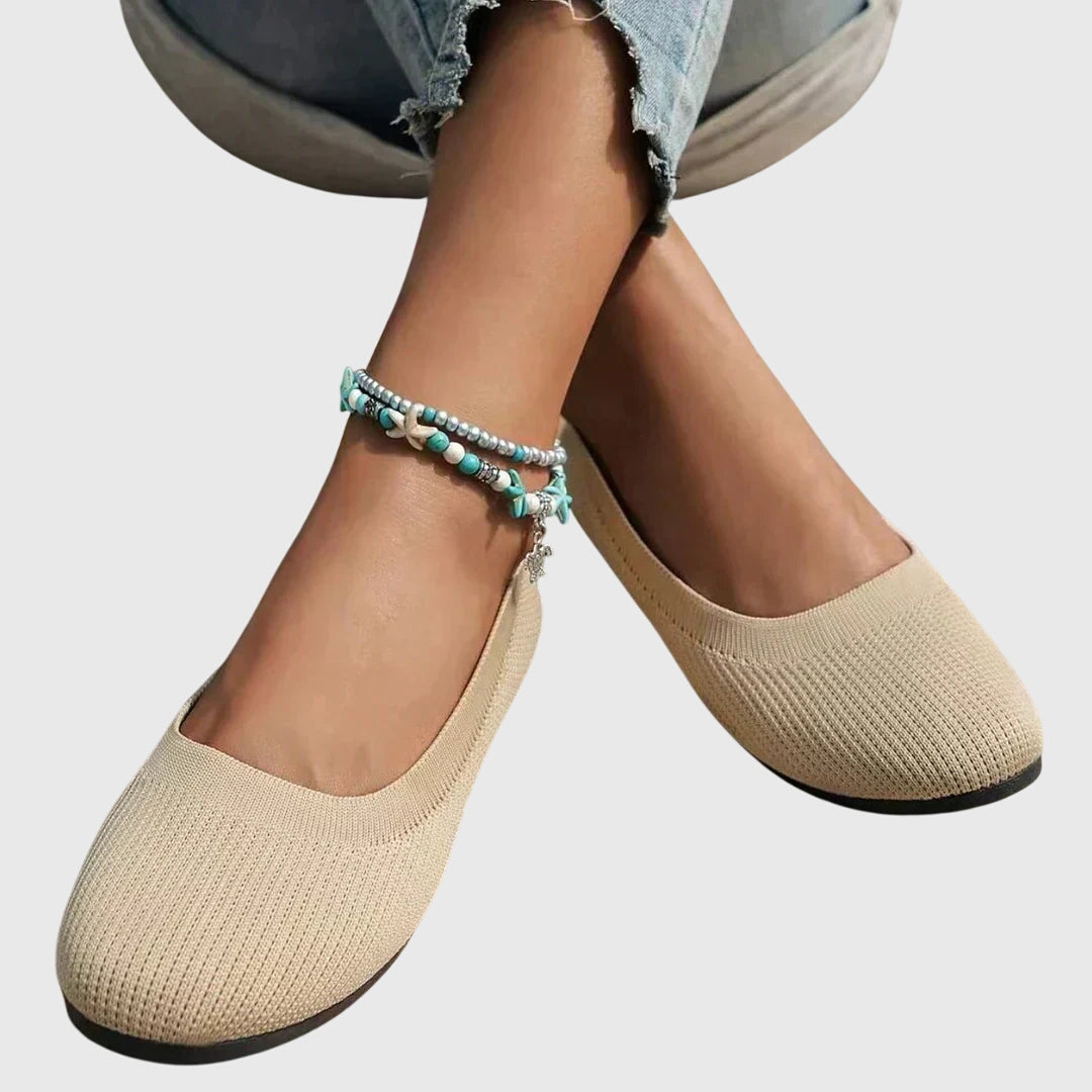 Mia - Anti-Slip Breathable Shoes – Beige | The Bellemont Sisters Australia