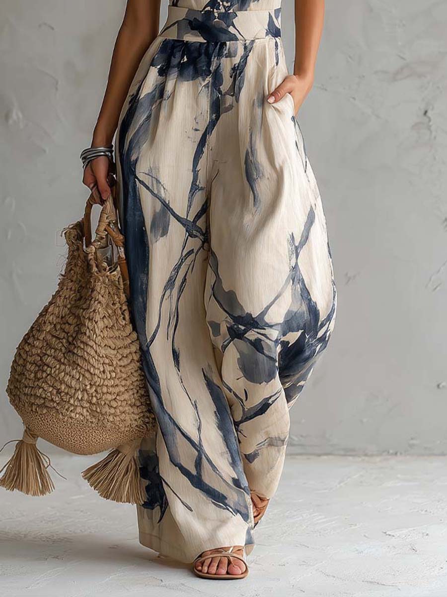 MARCELLA | HALTER WIDE-LEG JUMPSUIT | The Bellemont Sisters Australia