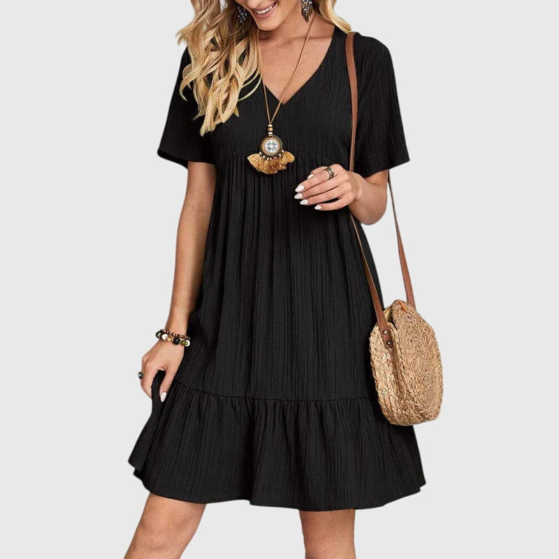 Jasmine | Elegant Flattering Dress – Black | The Bellemont Sisters Australia