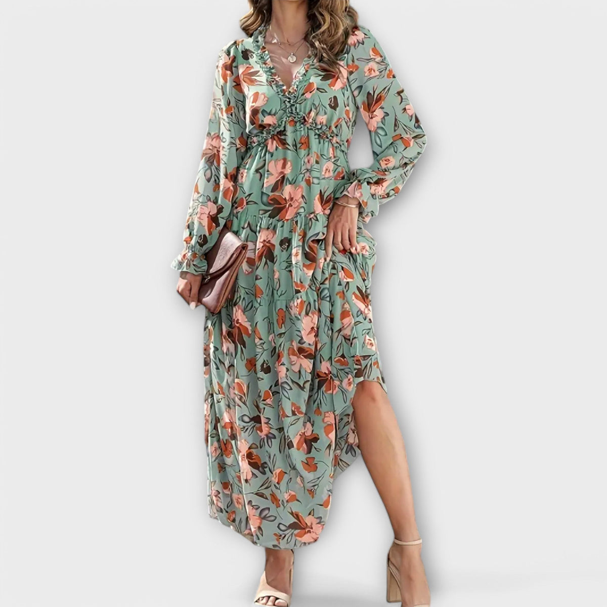 Ynah | Elegant Maxi Dress | The Bellemont Sisters Australia