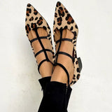 Bridget - Heeled Shoes with Leopard Strap – Leopard | The Bellemont Sisters Australia