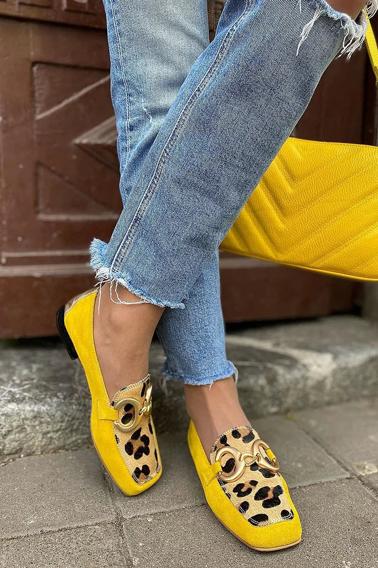STELLE - Animal Print Loafers | The Bellemont Sisters Australia