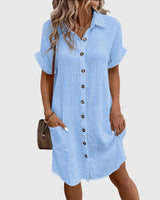 Caroline | Comfortable Dress – Light Blue | The Bellemont Sisters Australia