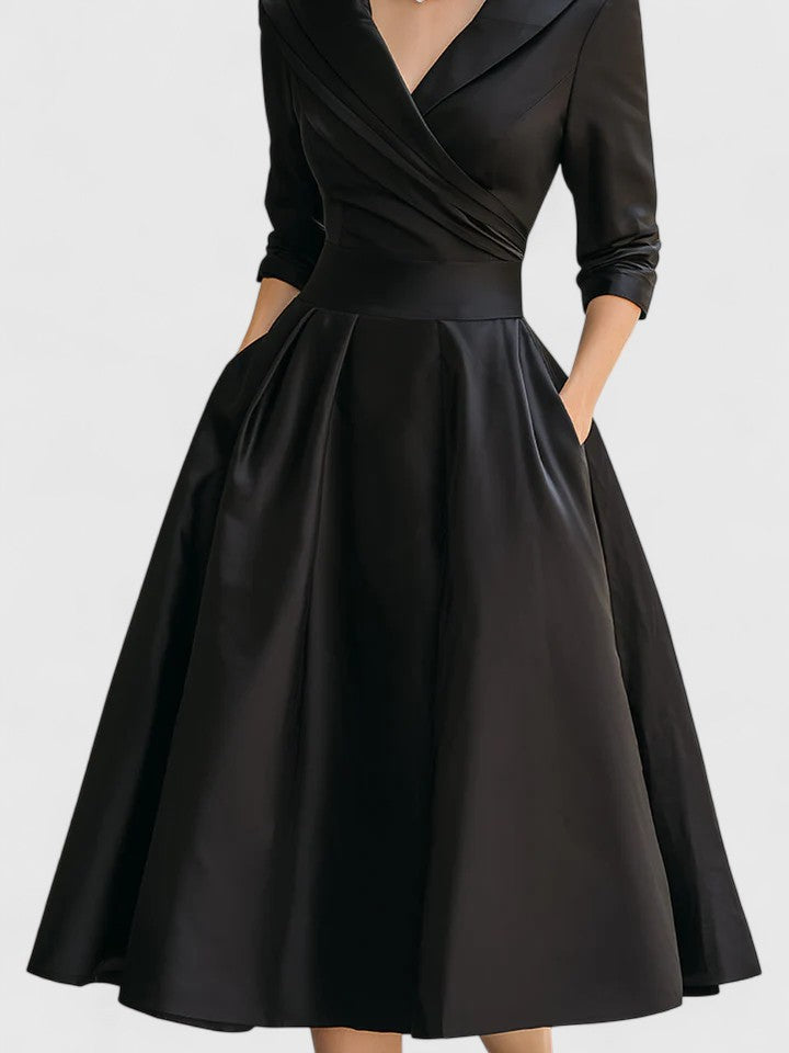 Yan | Elegant Midi Dress | The Bellemont Sisters Australia