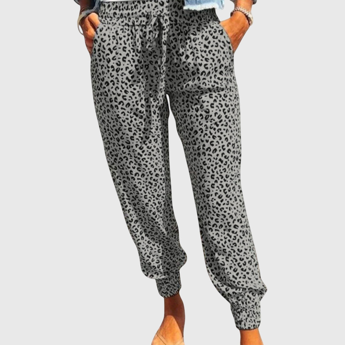 Feli - Leo Pants With Wide Legs – Gray | The Bellemont Sisters Australia