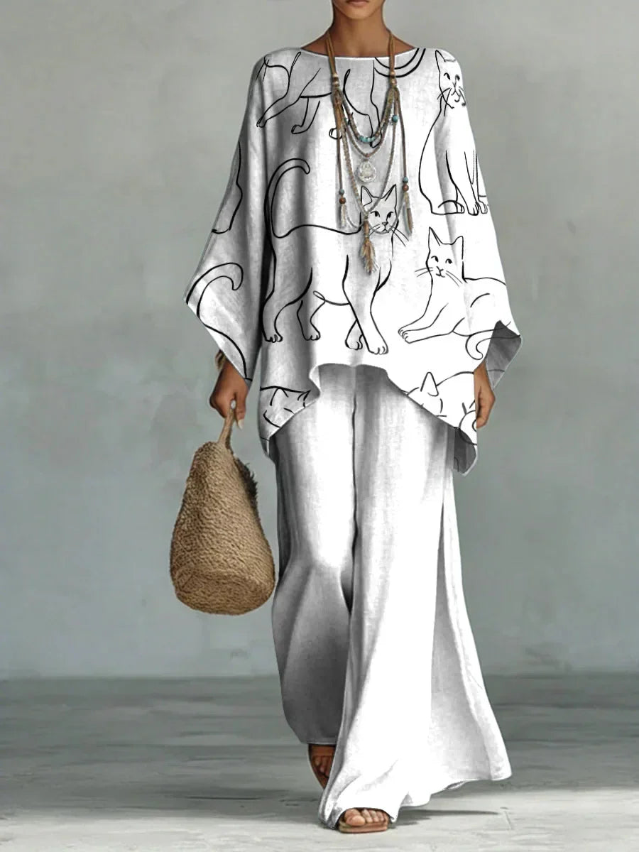 Delphine Set | Printed Comfort Set – As Picture | The Bellemont Sisters Australia