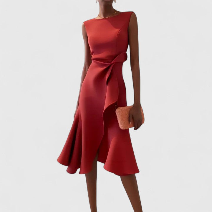 Mish | Sophisticated Dress – Red | The Bellemont Sisters Australia