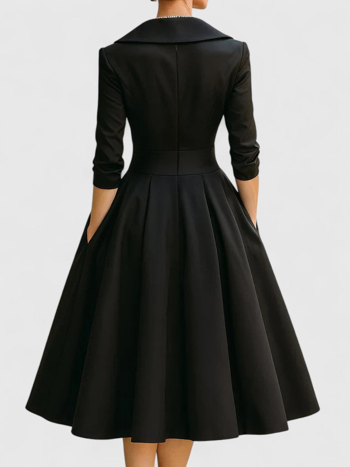 Yan | Elegant Midi Dress | The Bellemont Sisters Australia