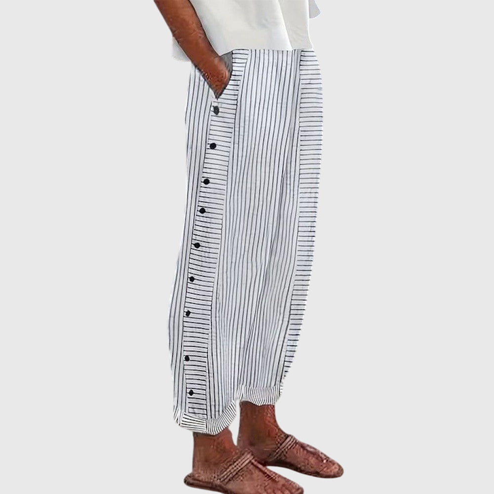 Bertha - Elegant Women's Pants – Gray | The Bellemont Sisters Australia