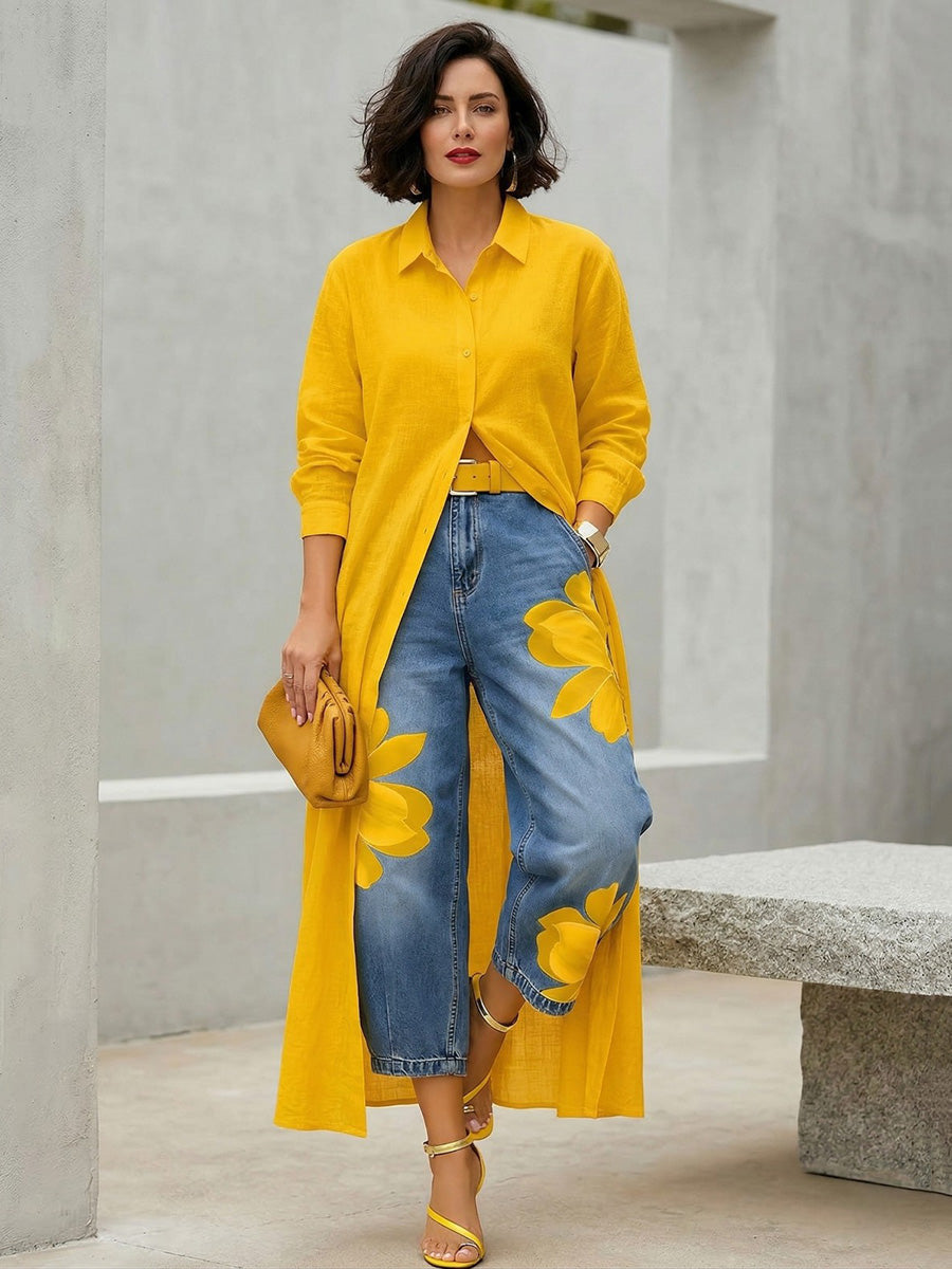 Sophia - Elegant Floral Dress – Yellow | The Bellemont Sisters Australia
