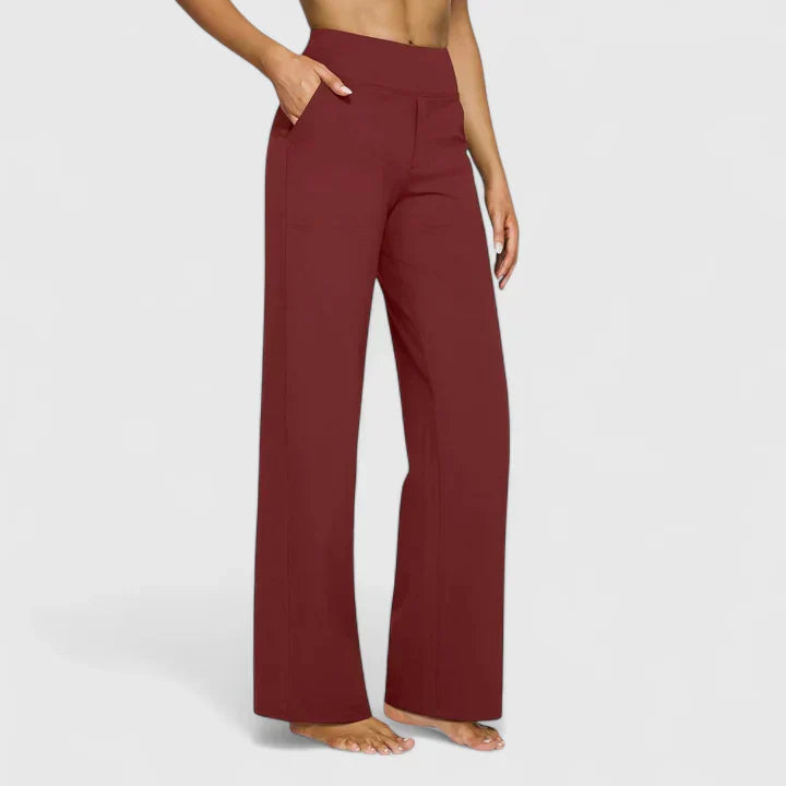 Ame | Elegant Pants – Red | The Bellemont Sisters Australia