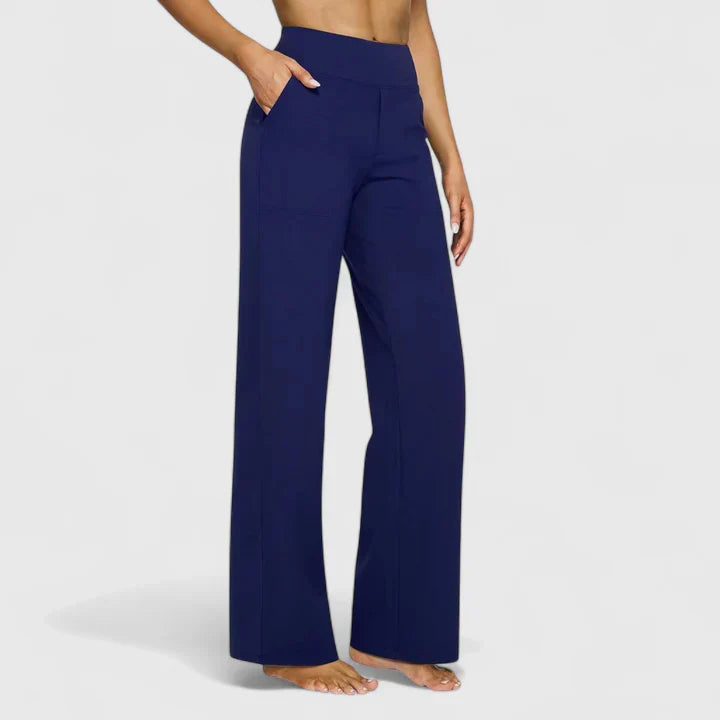 Ame | Elegant Pants – Blue | The Bellemont Sisters Australia