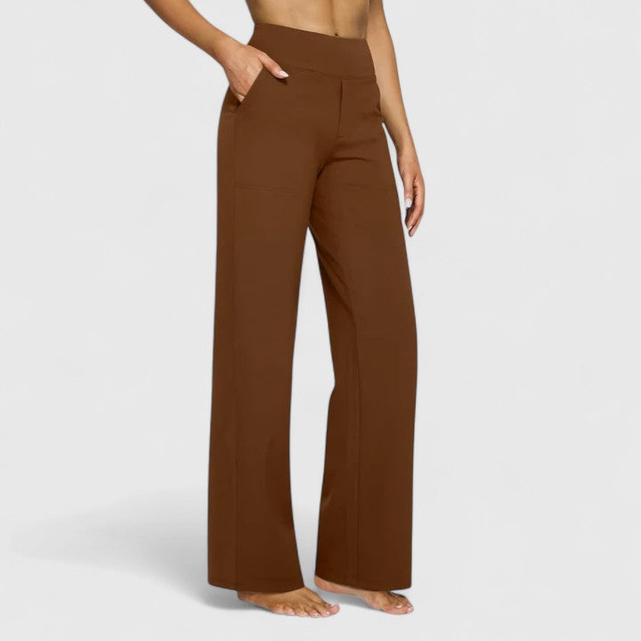 Hilary | Sophisticated Pants – Brown | The Bellemont Sisters Australia