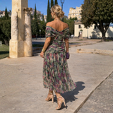 Lydia | Off Shoulder Maxi Dress | The Bellemont Sisters Australia