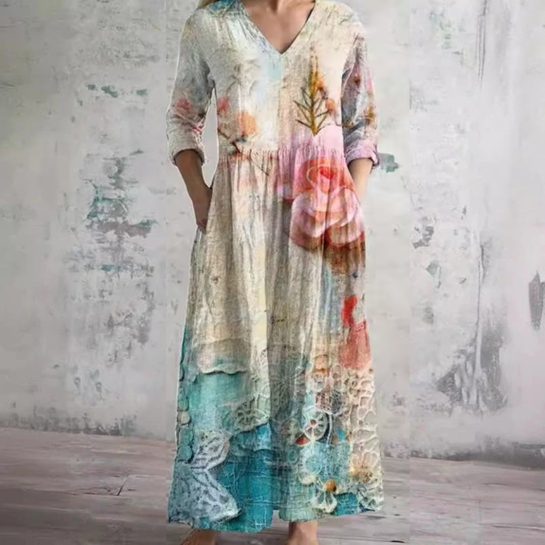 Patricia™ | Floral Summer Dress – Multicolor | The Bellemont Sisters Australia