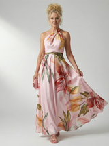 Amiel™ Light Floral Maxi Dress – Pink | The Bellemont Sisters Australia