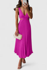 Karen | Elegant Sleeveless Dress – Pink | The Bellemont Sisters Australia