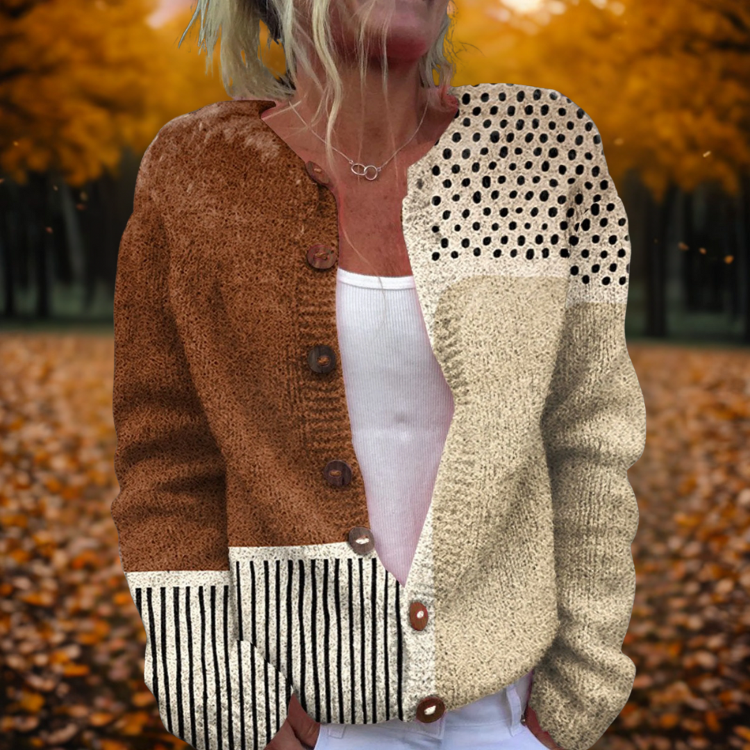 Lana | Polka Dots Cardigan – Multicolour | The Bellemont Sisters Australia