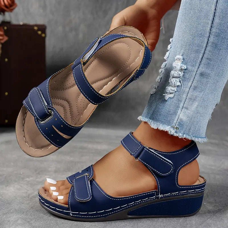 Mischa | Everyday Grace Sandals – Blue | The Bellemont Sisters Australia