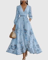 Rowella | Elegant Pleated Maxi Dress | The Bellemont Sisters Australia