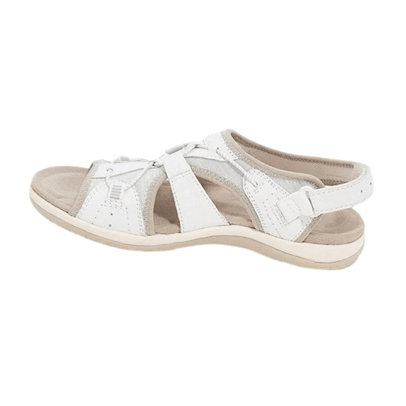 Sandro | Coastal Sandals – White | The Bellemont Sisters Australia