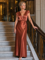 Samouse | Cap Sleeve Wrap Bodice Maxi Dress | The Bellemont Sisters Australia