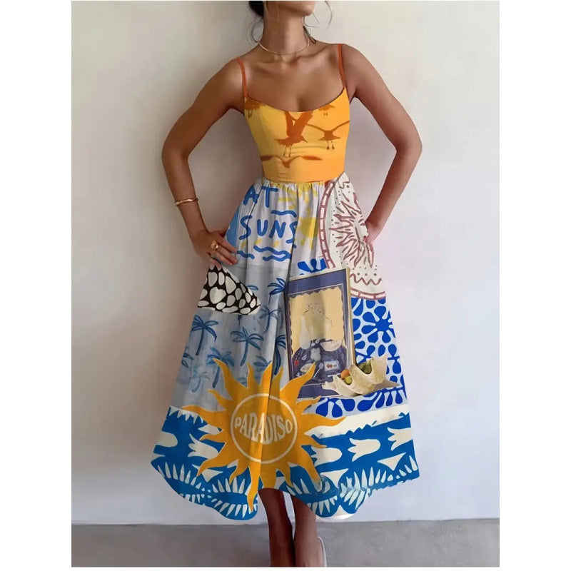 Calyndra | Paradise Sun Midi Dress | The Bellemont Sisters Australia