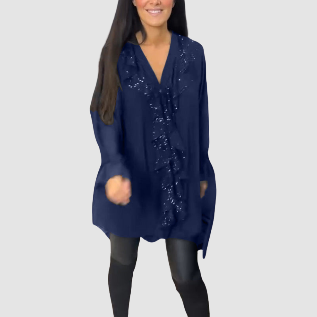 Elain™ Elegant Ruffled Blouse | The Bellemont Sisters Australia