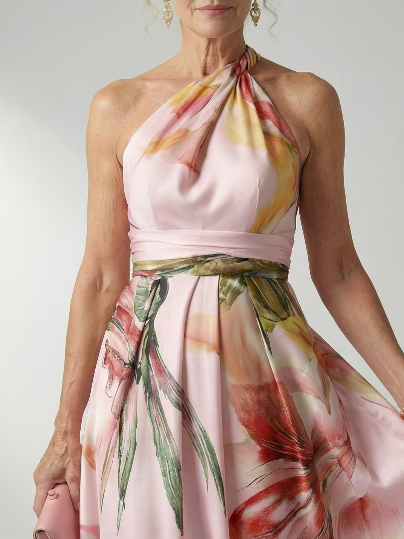 Amiel™ Light Floral Maxi Dress | The Bellemont Sisters Australia