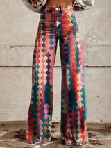 Amélie - Elegant Bohemian Pants – multicolor | The Bellemont Sisters Australia