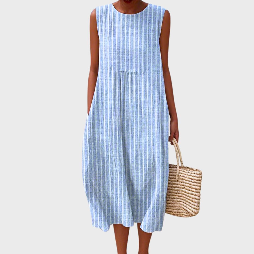 Sophryana | Comfortable Dress – Blue 3 | The Bellemont Sisters Australia