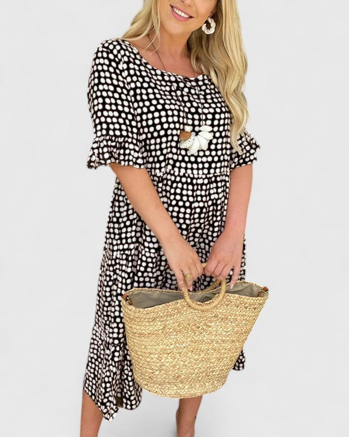 Anastasia - Comfortable Summer Dress – Black | The Bellemont Sisters Australia