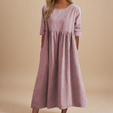 Faye | Flattering Dress – Pink | The Bellemont Sisters Australia
