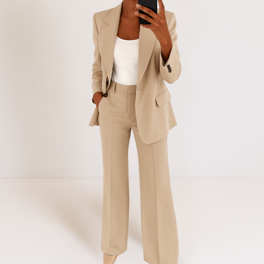 Melynda™ Stylish Two-Part Suit Set | The Bellemont Sisters Australia