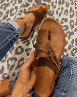 Delia | Comfort Sandals – Brown | The Bellemont Sisters Australia