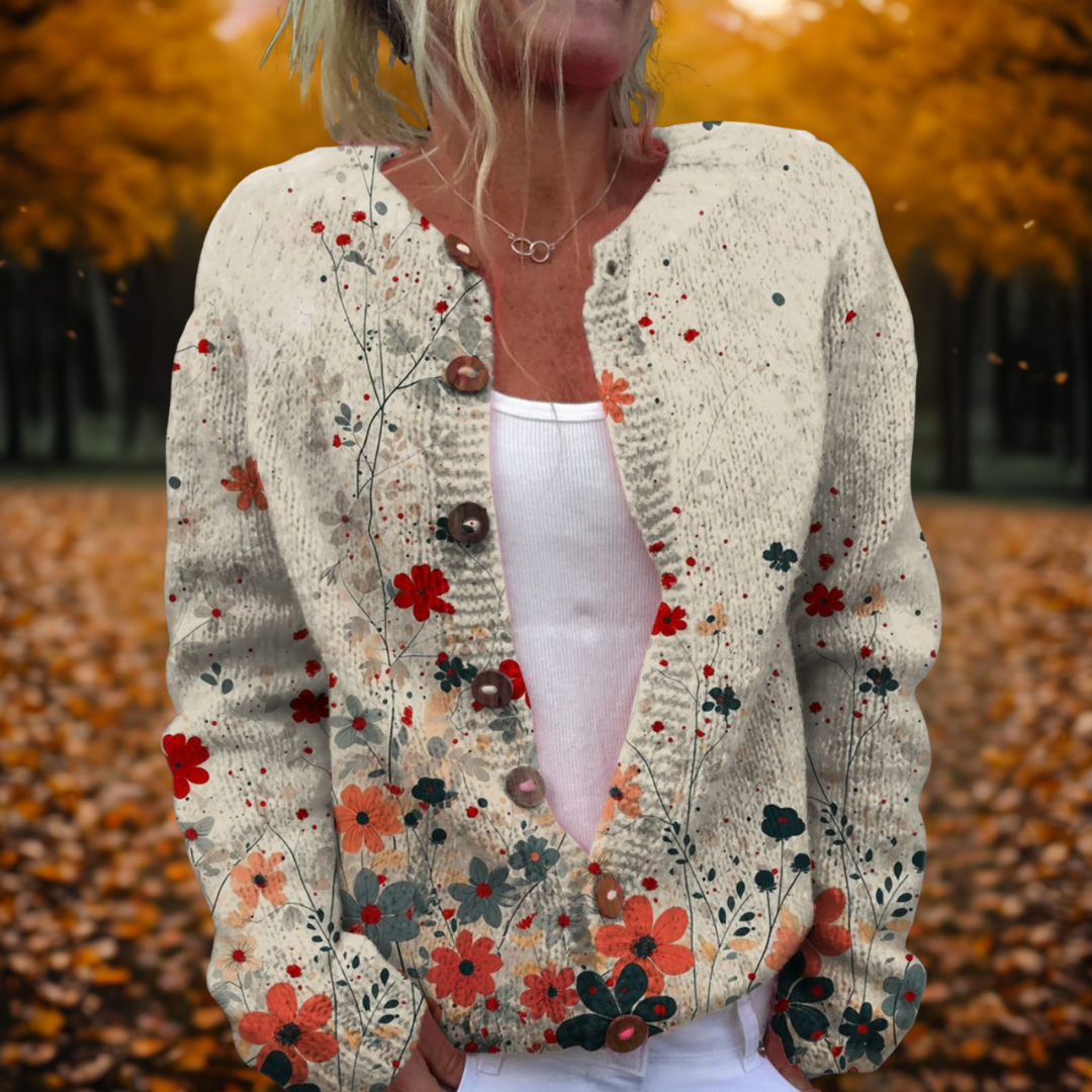 Marissa | Vintage Art Cardigan – Multicolour | The Bellemont Sisters Australia