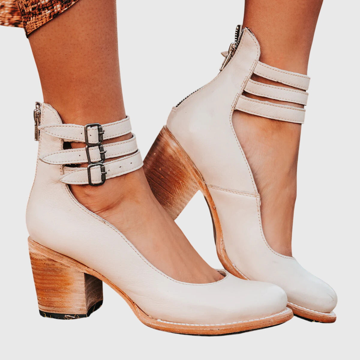 Nina | Elegant And Comfortable Sandals – White | The Bellemont Sisters Australia