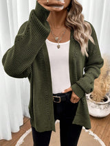 Amelie | Open Front Pointelle Knit Cardigan, Oversized Everyday Layer | The Bellemont Sisters Australia