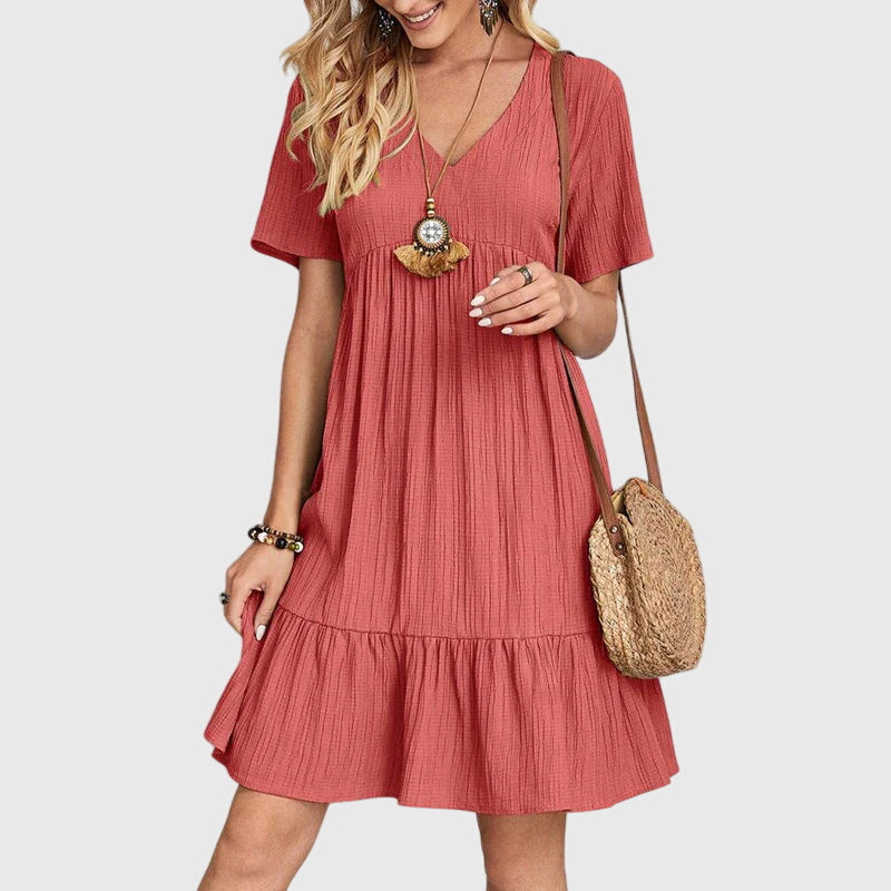 Jasmine | Elegant Flattering Dress – Red | The Bellemont Sisters Australia