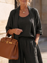 Yael | Three Piece Relaxed Top Pant Set | The Bellemont Sisters Australia