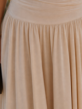 Zelene | Strapless Ruched Bodice Midi Dress | The Bellemont Sisters Australia