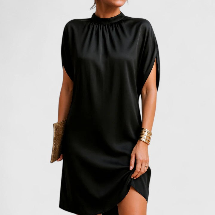 Neressa - Elegant Dress – Black | The Bellemont Sisters Australia